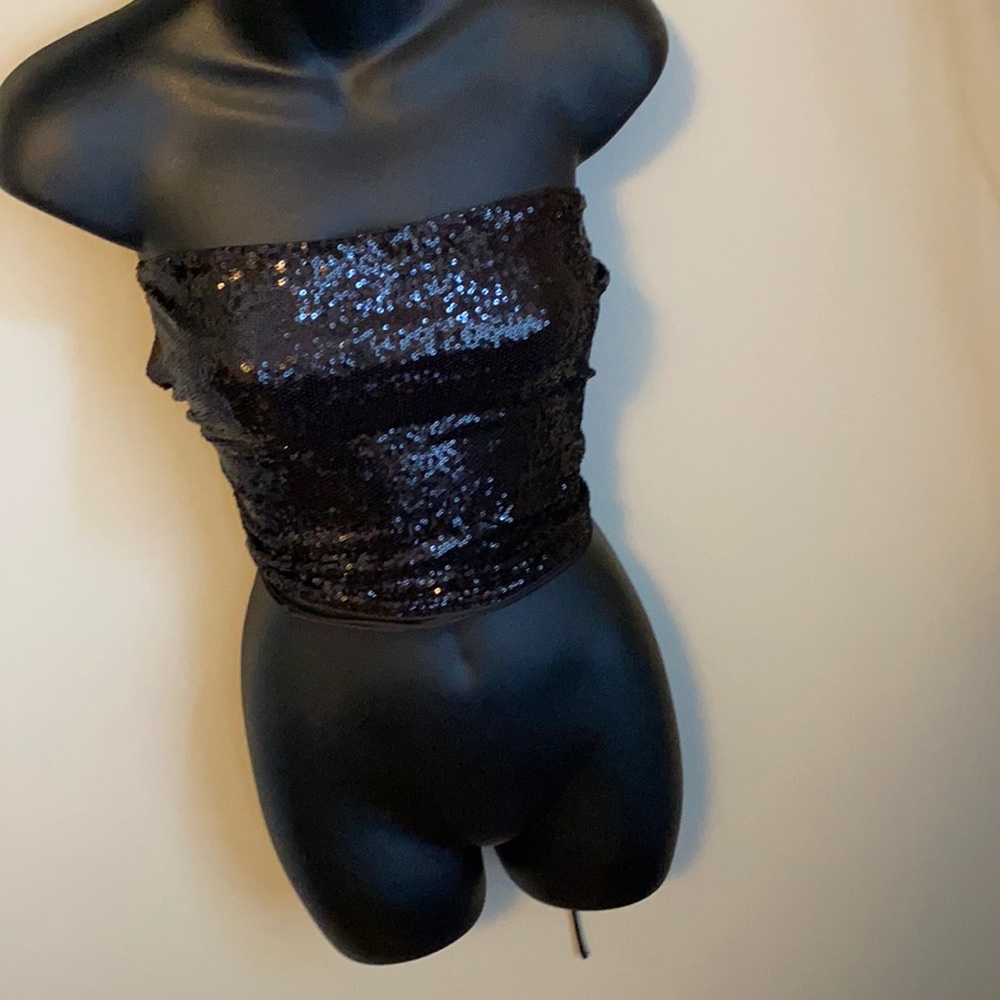 Sequin bustier top size s